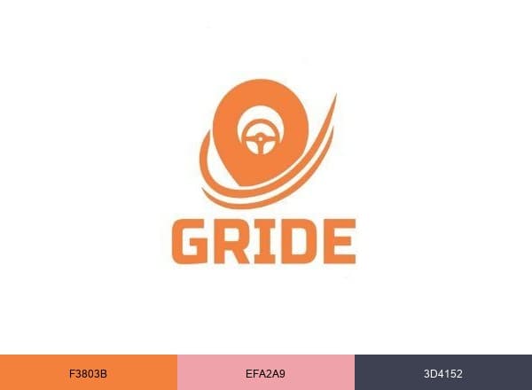 GRIDE brand color palette