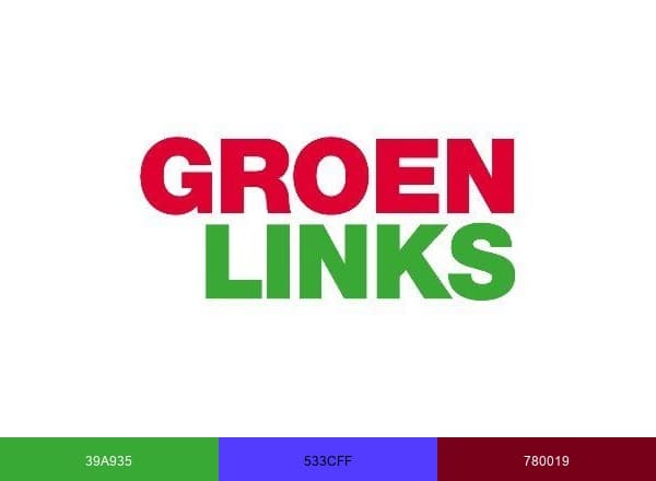 GroenLinks brand color palette