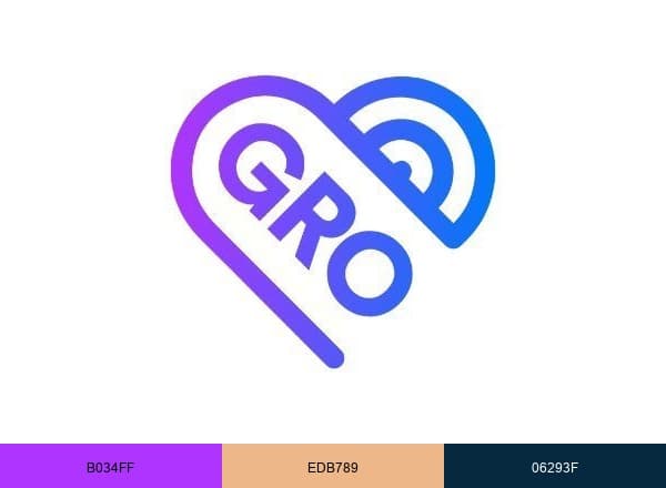 Gro Health brand color palette