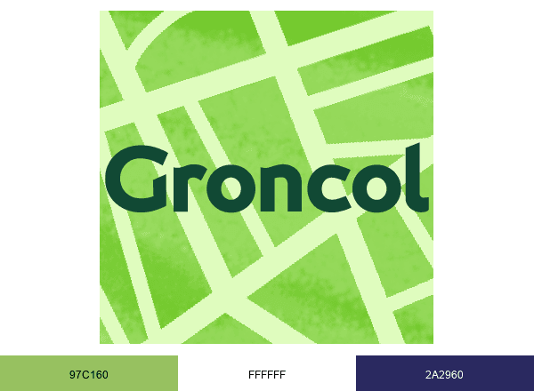 Groncol brand color palette