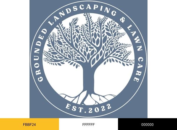 Grounded Landscaping & Lawn Care brand color palette