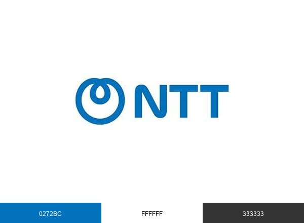 NTT brand color palette