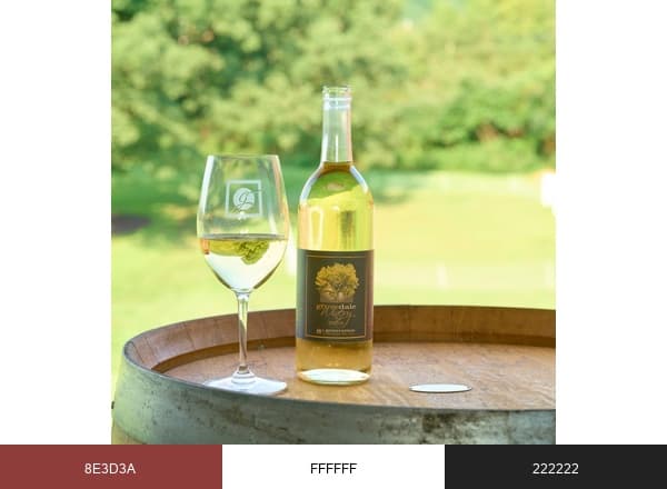 Grovedale Winery brand color palette