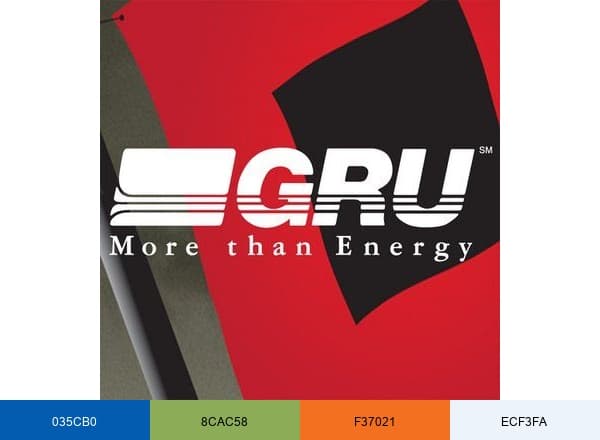 GRUStormCentral brand color palette