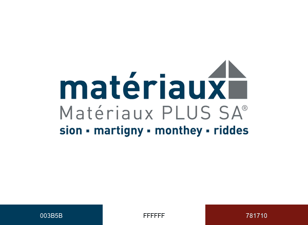 Matériaux PLUS SA brand color palette