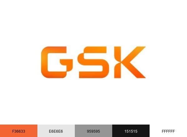 GSK brand color palette