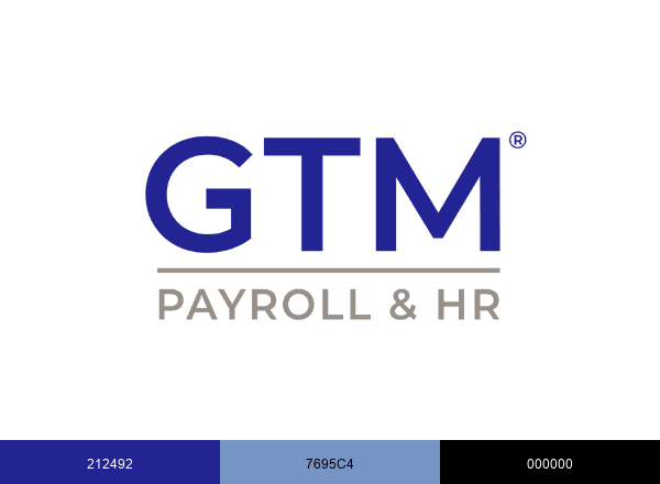 GTM Payroll Services brand color palette