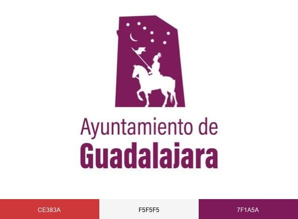 Ayuntamiento de Guadalajara brand color palette