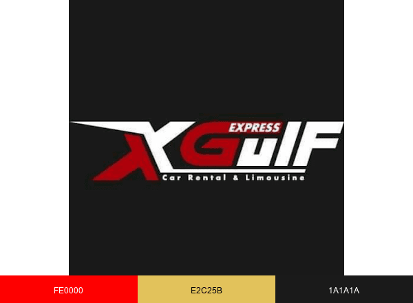 GULF Express brand color palette
