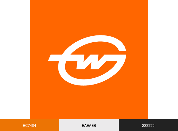 Gebrüder Weiss brand color palette