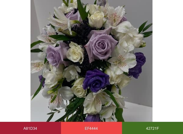 GypsyRose Florist brand color palette
