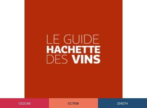Guide Hachette des Vins brand color palette