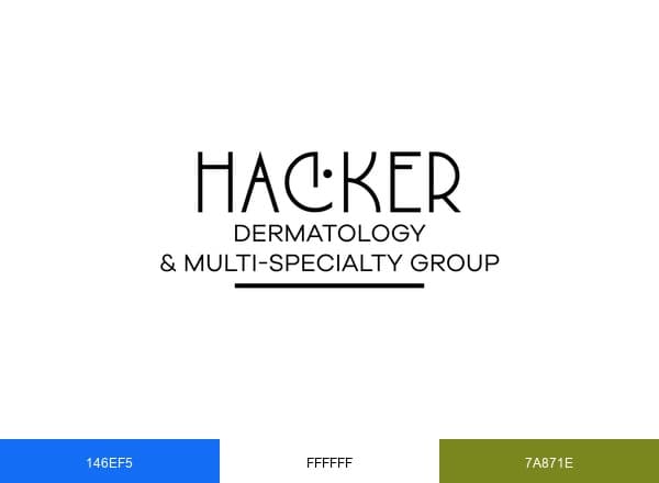 Hacker Dermatology brand color palette