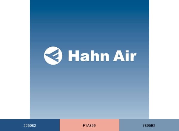Hahn Air Lines brand color palette