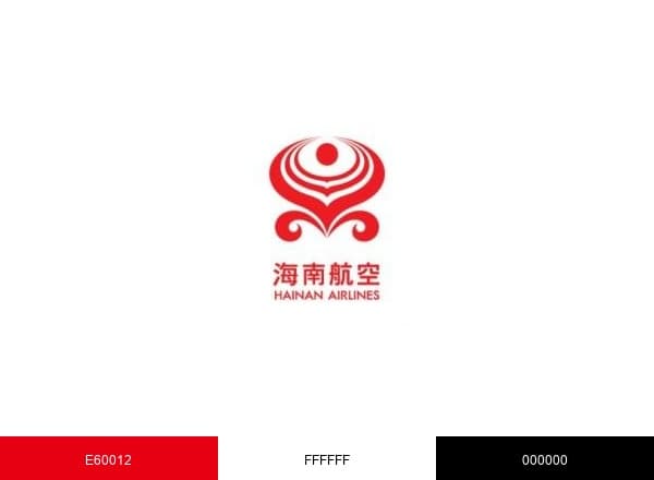 Hainan Airlines brand color palette