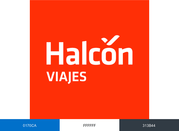 Halcon Viajes brand color palette