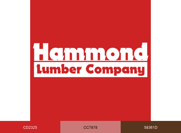 Hammond Lumber Company brand color palette