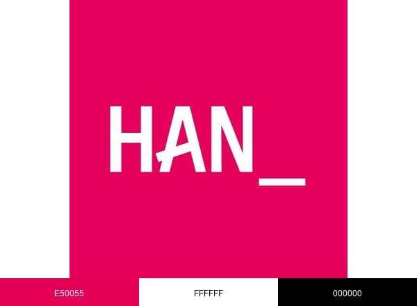 HAN University of Applied Sciences brand color palette
