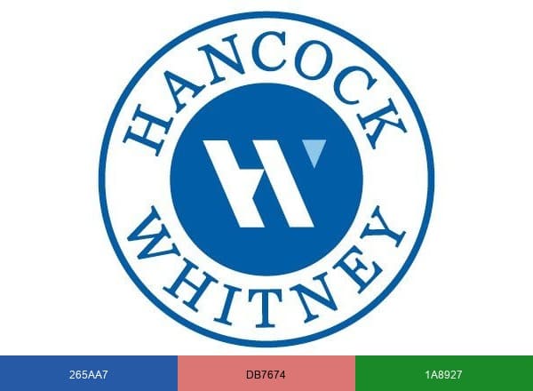Hancock Bank brand color palette