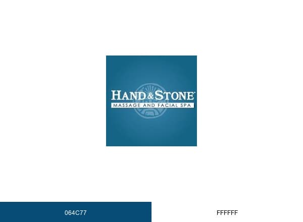 Hand and Stone brand color palette