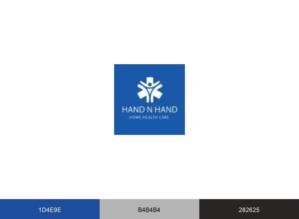 Hand N Hand Home Healthcare brand color palette
