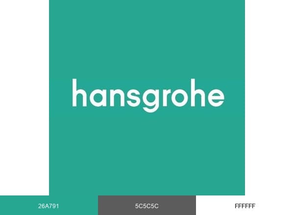 Hansgrohe brand color palette