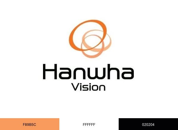 Hanwha Vision brand color palette