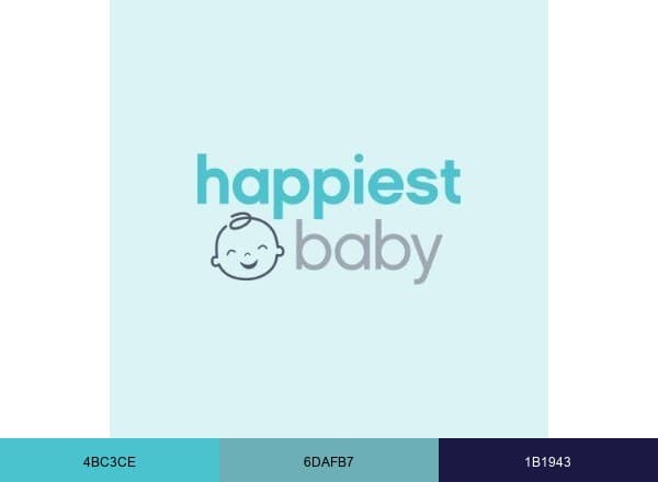 Happiest Baby brand color palette
