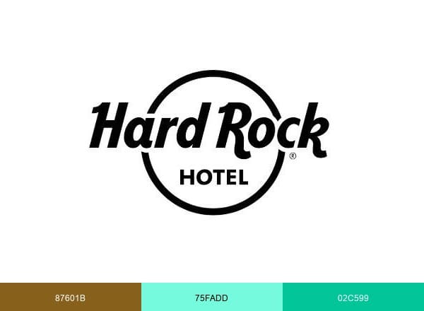 Hard Rock Hotels brand color palette