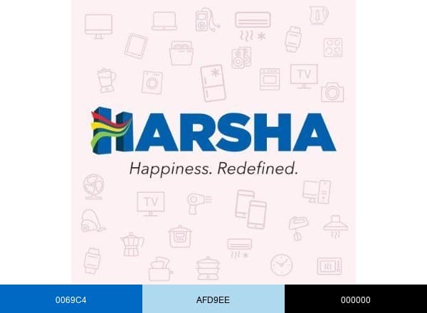 Harsha India brand color palette