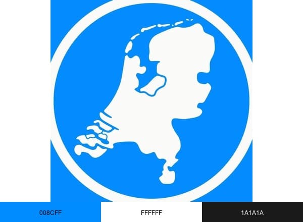 Hart van Nederland brand color palette