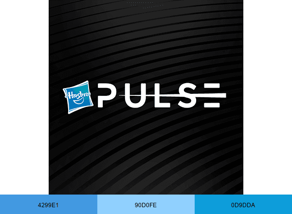 Hasbro Pulse brand color palette