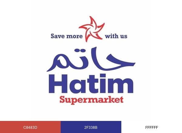 Hatim Supermarket brand color palette