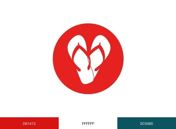 Havaianas brand color palette
