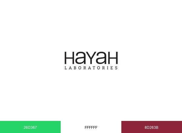Hayah Laboratories brand color palette