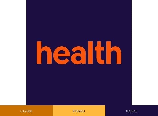 Health brand color palette