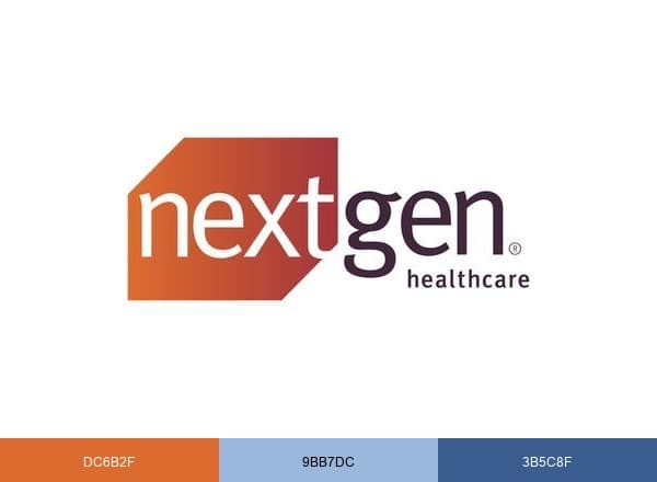 NextGen Healthcare brand color palette