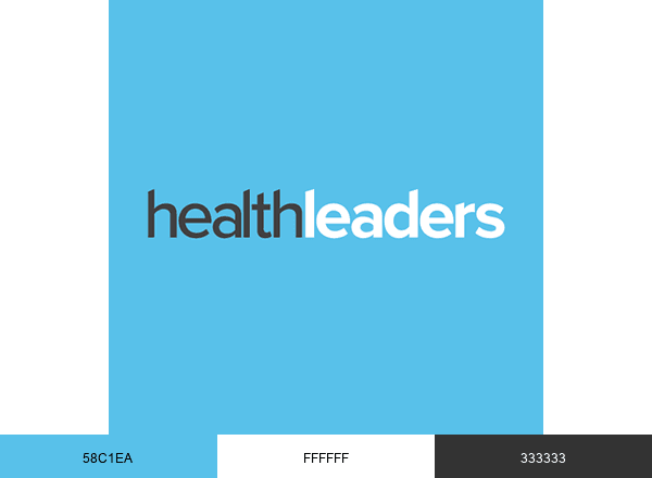 HealthLeaders brand color palette
