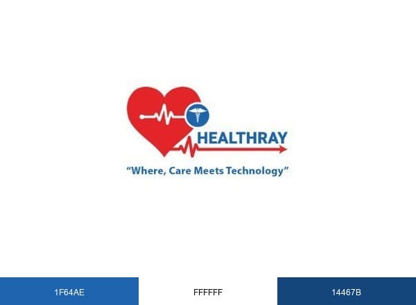Healthray brand color palette