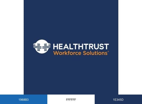 HealthTrust Workforce Solutions brand color palette