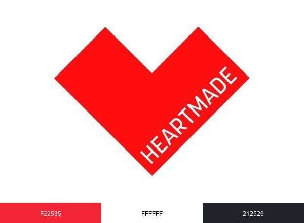 Heartmade brand color palette