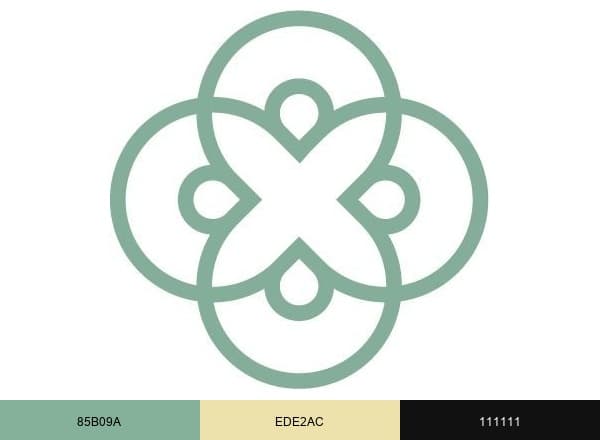 Heartwood Extended Care brand color palette