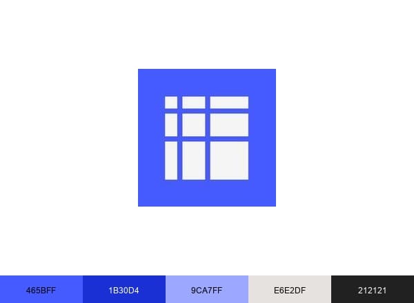Hebbia brand color palette