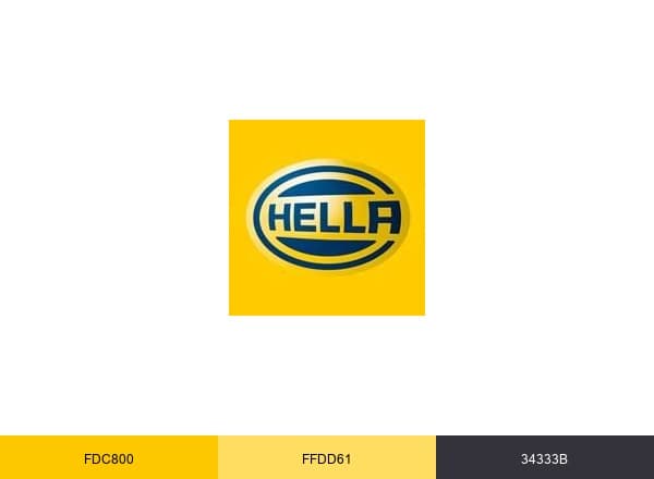 HELLA brand color palette