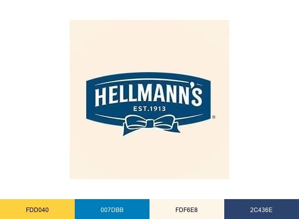 Hellmann's brand color palette
