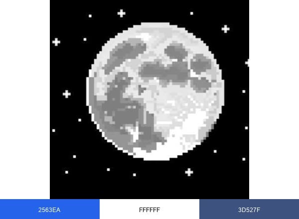 Hello Moon brand color palette