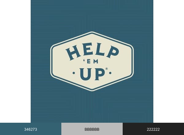 Help Em Up Harness brand color palette
