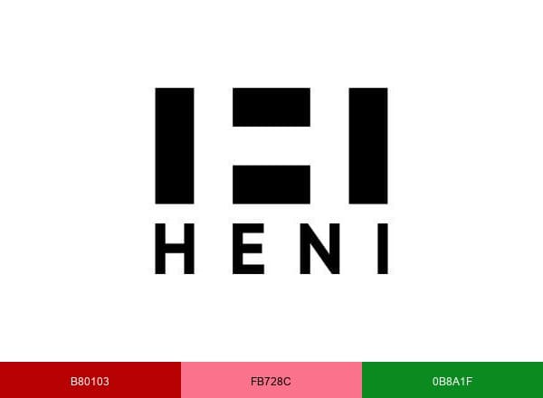 HENI brand color palette