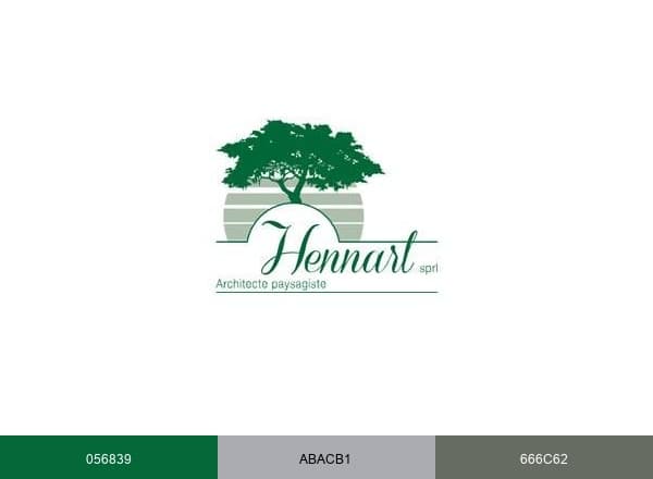 Hennart brand color palette