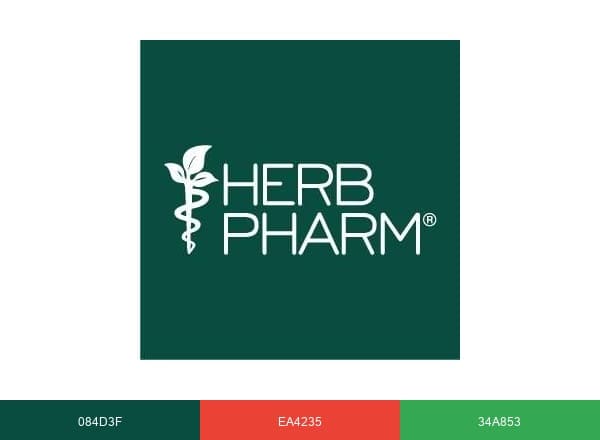 Herb Pharm brand color palette